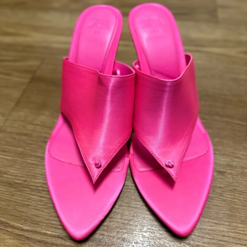 Zara pink pointed toe sandals - Picture 13 of 13